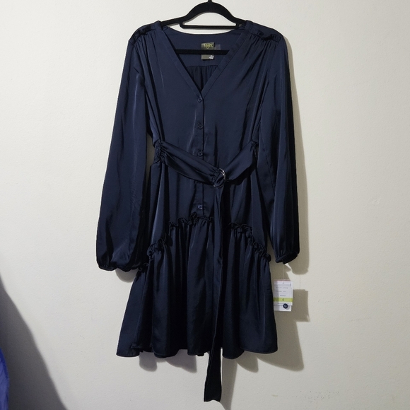 Taylor Satin Mini Dress NWT - Picture 1 of 6